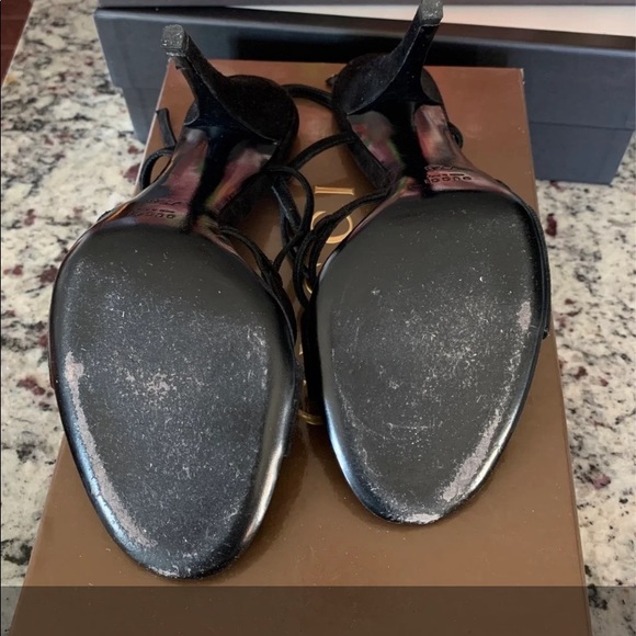 🖤SOLD!🖤Authentic Gucci Strappy Heels - Picture 7 of 10